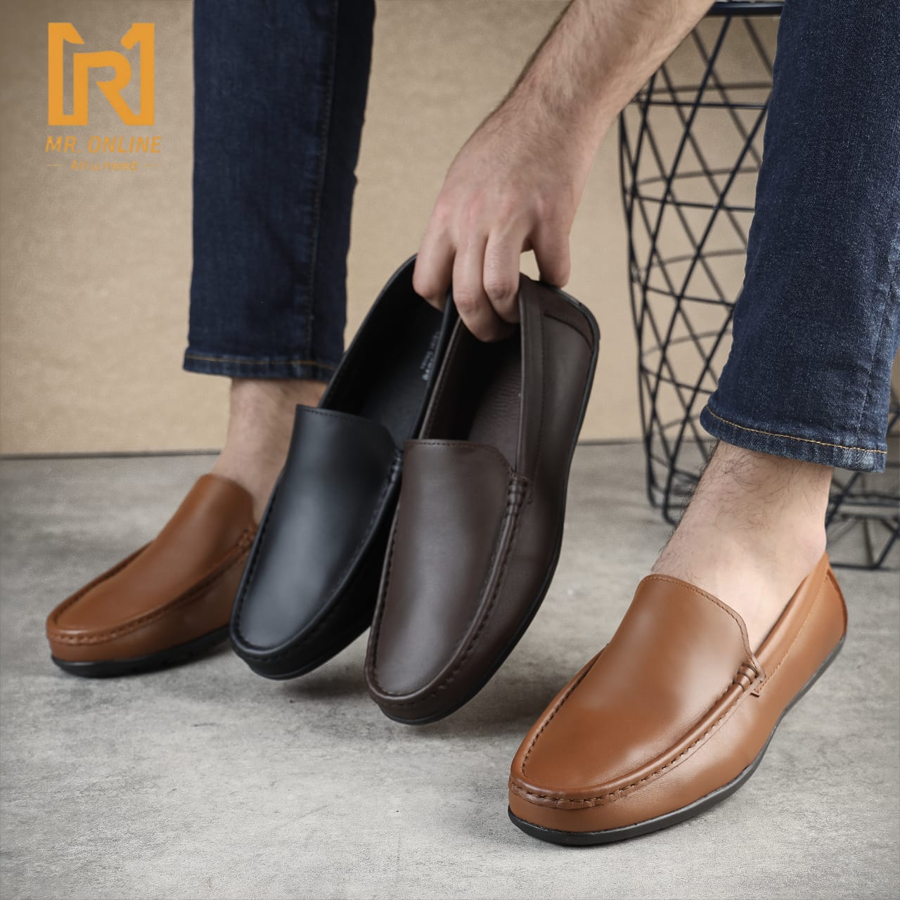 جزمه جلد طبيعي ١٠٠٪ - هافان R109